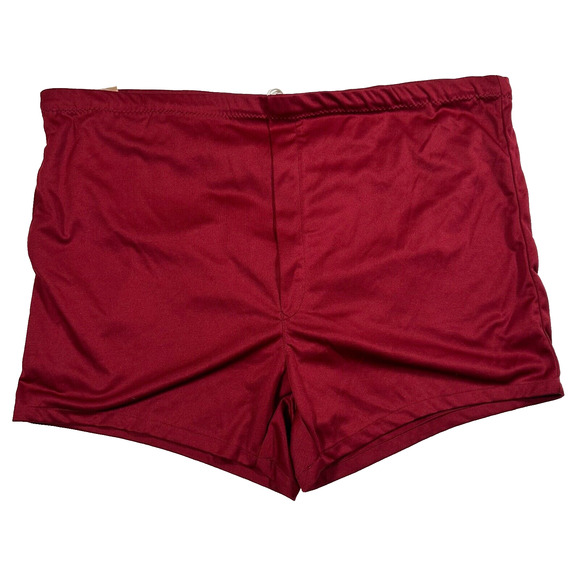 Vintage Enkay Swimwear Collection Men's XXXL Red Box Cut Swim Trunks Shorts - Picture 1 of 11